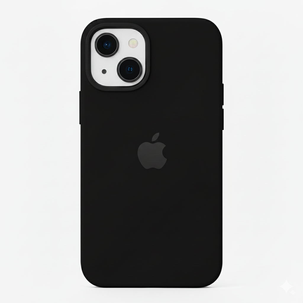 Iphone 13 - AdamsApple - Silicon Case, Black - Waterproof & Shockproof